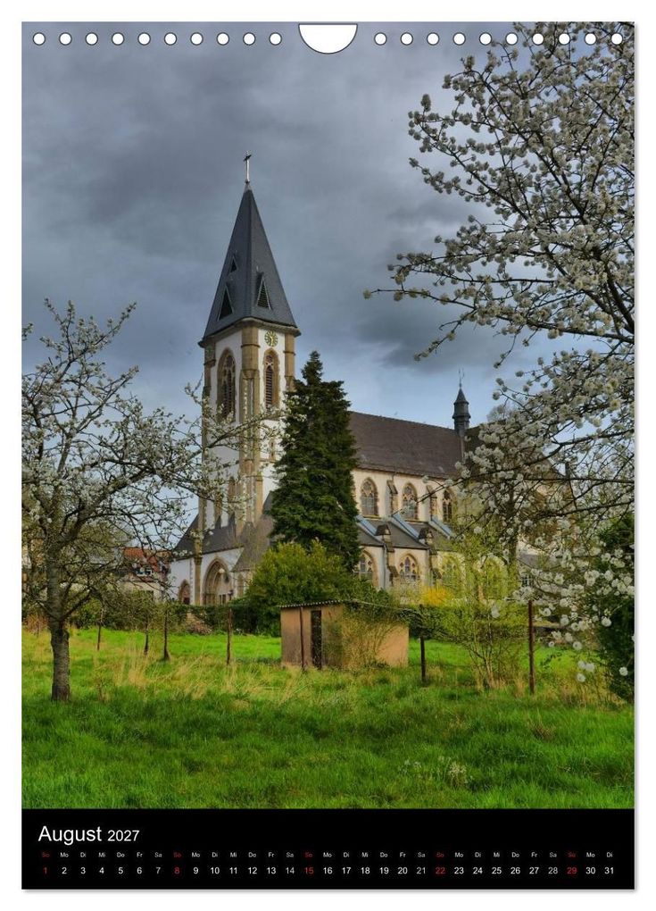 Weitere Ansicht: Sa(ar)krale Baukunst - Kirchenarchitektur im Saarland (Wandkalender 2027 DIN A4 hoch), CALVENDO Monatskalender | Thomas Bartruff, Calvendo