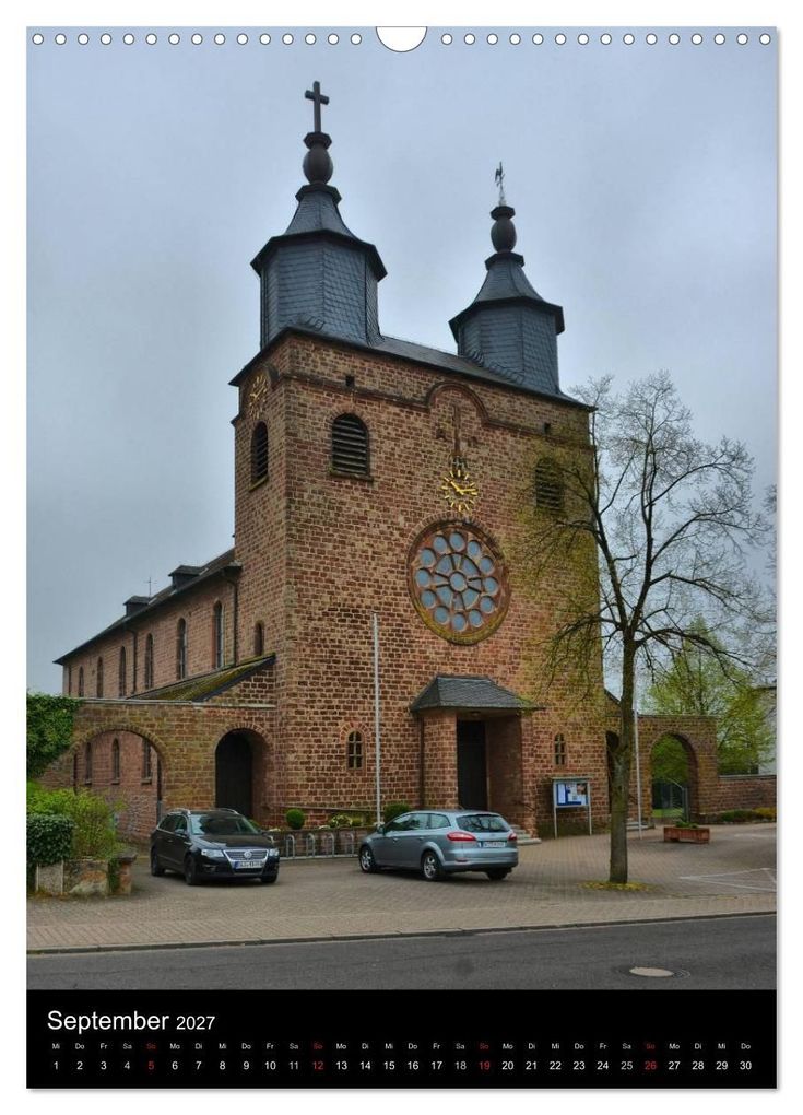 Weitere Ansicht: Sa(ar)krale Baukunst - Kirchenarchitektur im Saarland (Wandkalender 2027 DIN A3 hoch), CALVENDO Monatskalender | Thomas Bartruff, Calvendo