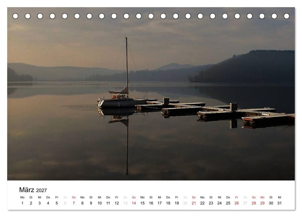 Weitere Ansicht: Mein Edersee 2027 (Tischkalender 2027 DIN A5 quer), CALVENDO Monatskalender | Heike Loß, Calvendo