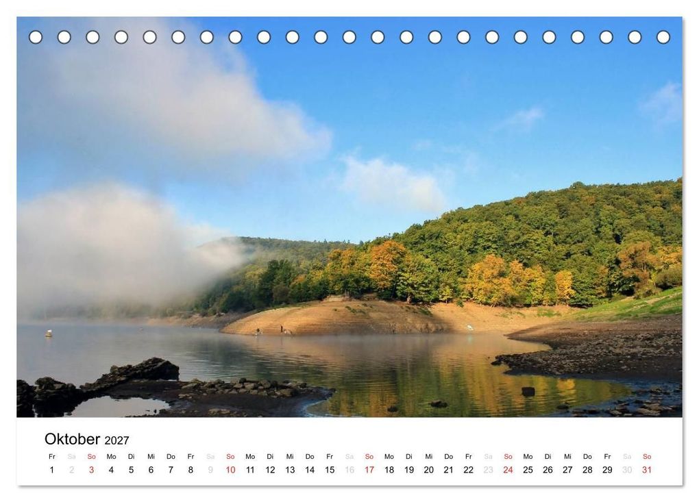 Weitere Ansicht: Mein Edersee 2027 (Tischkalender 2027 DIN A5 quer), CALVENDO Monatskalender | Heike Loß, Calvendo
