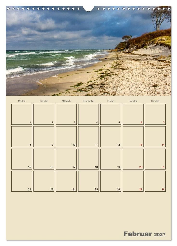 Weitere Ansicht: Ostseebad Prerow - Ein Darßer Moment - Terminplaner (Wandkalender 2027 DIN A3 hoch), CALVENDO Monatskalender | Lisa Xilef, Calvendo