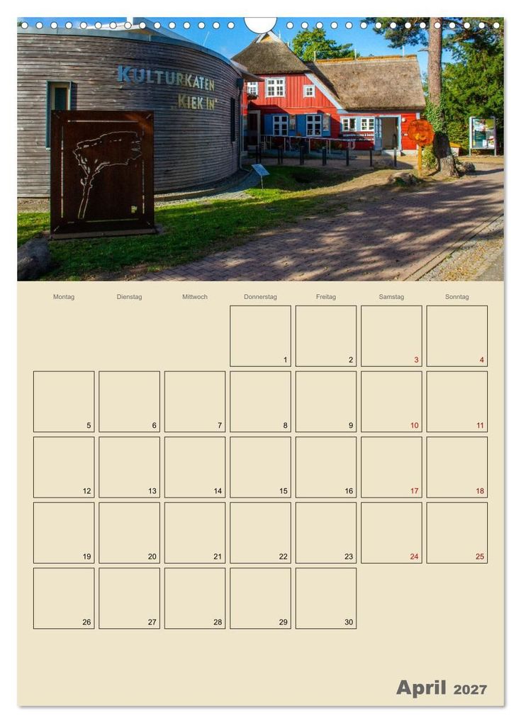 Weitere Ansicht: Ostseebad Prerow - Ein Darßer Moment - Terminplaner (Wandkalender 2027 DIN A3 hoch), CALVENDO Monatskalender | Lisa Xilef, Calvendo