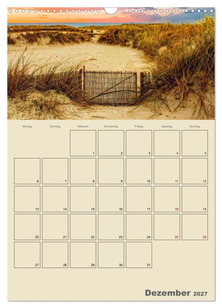 Weitere Ansicht: Ostseebad Prerow - Ein Darßer Moment - Terminplaner (Wandkalender 2027 DIN A3 hoch), CALVENDO Monatskalender | Lisa Xilef, Calvendo