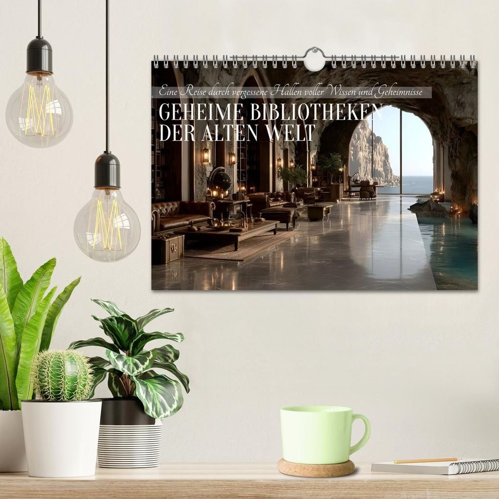 Weitere Ansicht: Geheime Bibliotheken der alten Welt (Wandkalender 2027 DIN A4 quer), CALVENDO Monatskalender | Melissa Blohm, Calvendo
