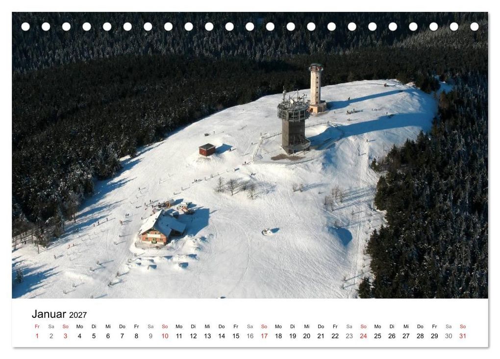 Weitere Ansicht: Thüringen - mit Abstand betrachtet 2027 (Tischkalender 2027 DIN A5 quer), CALVENDO Monatskalender | Monika Müller, Calvendo