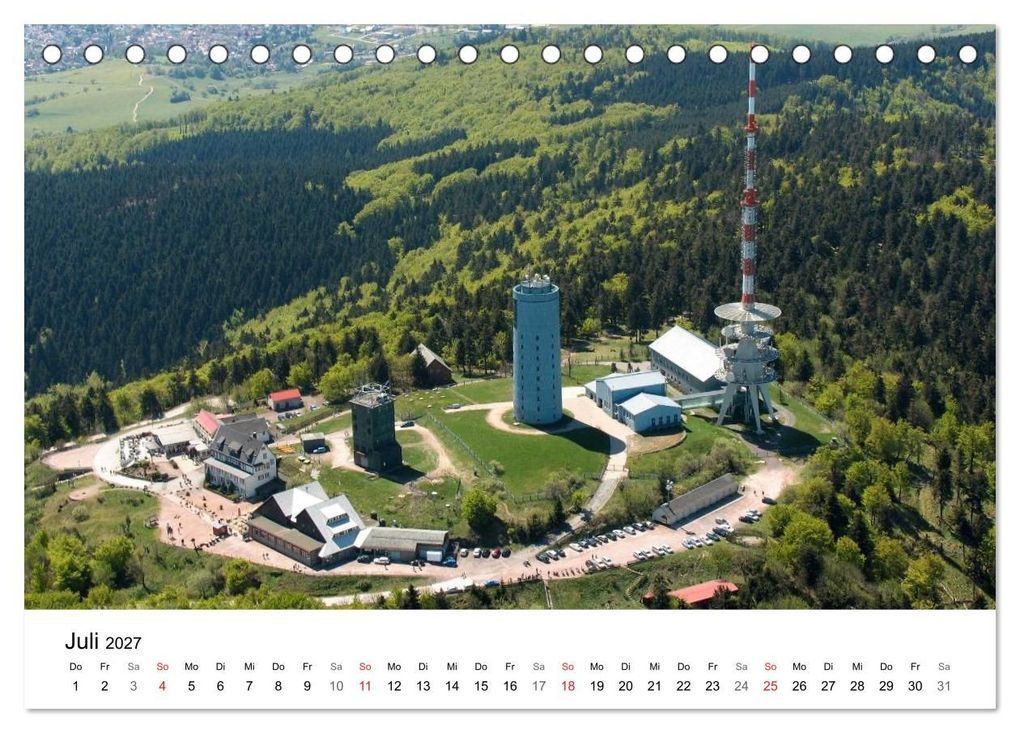 Weitere Ansicht: Thüringen - mit Abstand betrachtet 2027 (Tischkalender 2027 DIN A5 quer), CALVENDO Monatskalender | Monika Müller, Calvendo