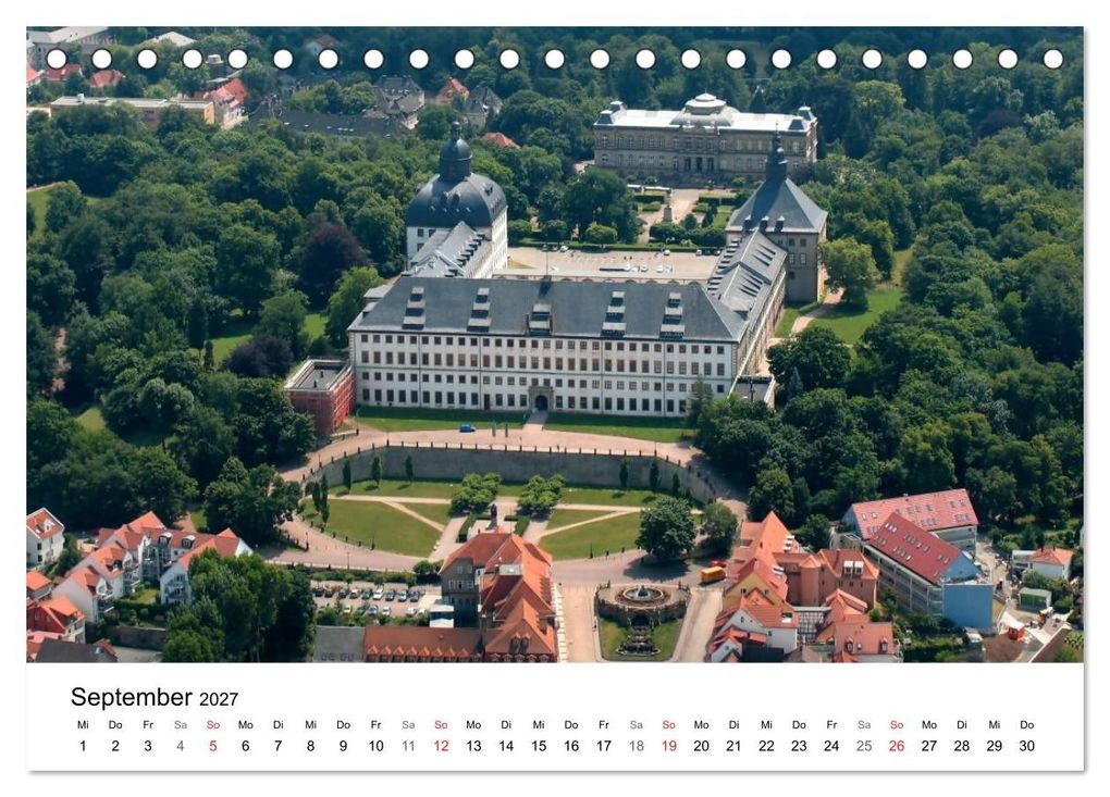 Weitere Ansicht: Thüringen - mit Abstand betrachtet 2027 (Tischkalender 2027 DIN A5 quer), CALVENDO Monatskalender | Monika Müller, Calvendo