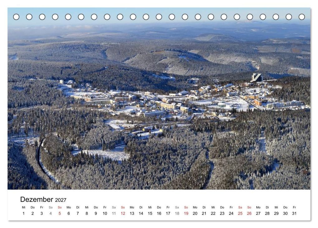 Weitere Ansicht: Thüringen - mit Abstand betrachtet 2027 (Tischkalender 2027 DIN A5 quer), CALVENDO Monatskalender | Monika Müller, Calvendo