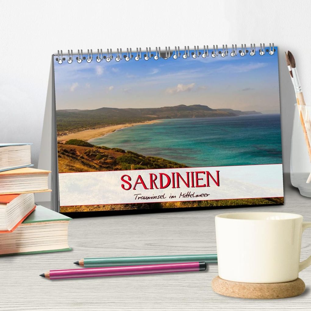 Weitere Ansicht: Sardinien Panoramakalender / CH-Version (Tischkalender 2027 DIN A5 quer), CALVENDO Monatskalender | Marcel Wenk, Calvendo
