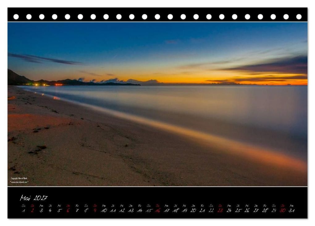 Weitere Ansicht: Sardinien Panoramakalender / CH-Version (Tischkalender 2027 DIN A5 quer), CALVENDO Monatskalender | Marcel Wenk, Calvendo