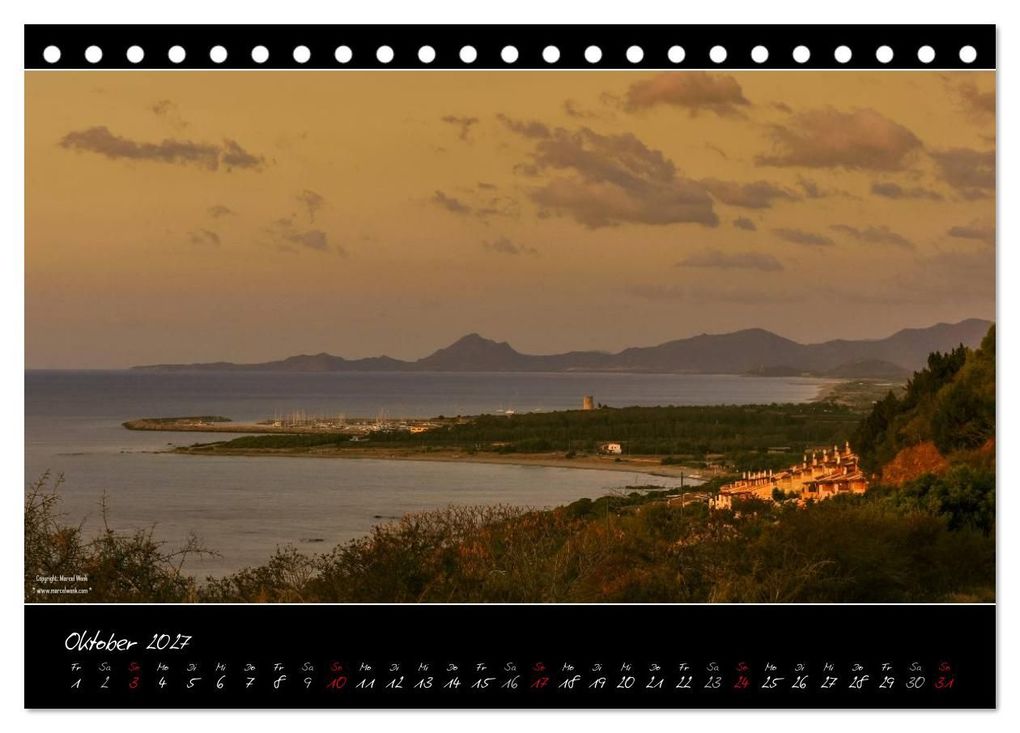 Weitere Ansicht: Sardinien Panoramakalender / CH-Version (Tischkalender 2027 DIN A5 quer), CALVENDO Monatskalender | Marcel Wenk, Calvendo