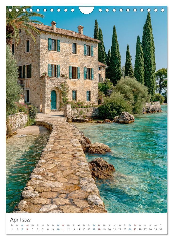 Weitere Ansicht: Gardasee Panorama (Wandkalender 2027 DIN A4 hoch), CALVENDO Monatskalender | Steffen Gierok-Latniak, Calvendo