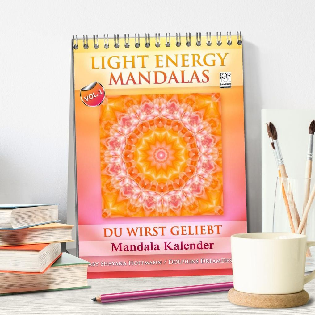 Weitere Ansicht: Light Energy Mandalas - Kalender - Vol. 1 (Tischkalender 2027 DIN A5 hoch), CALVENDO Monatskalender | Gaby Shayana Hoffmann, Calvendo