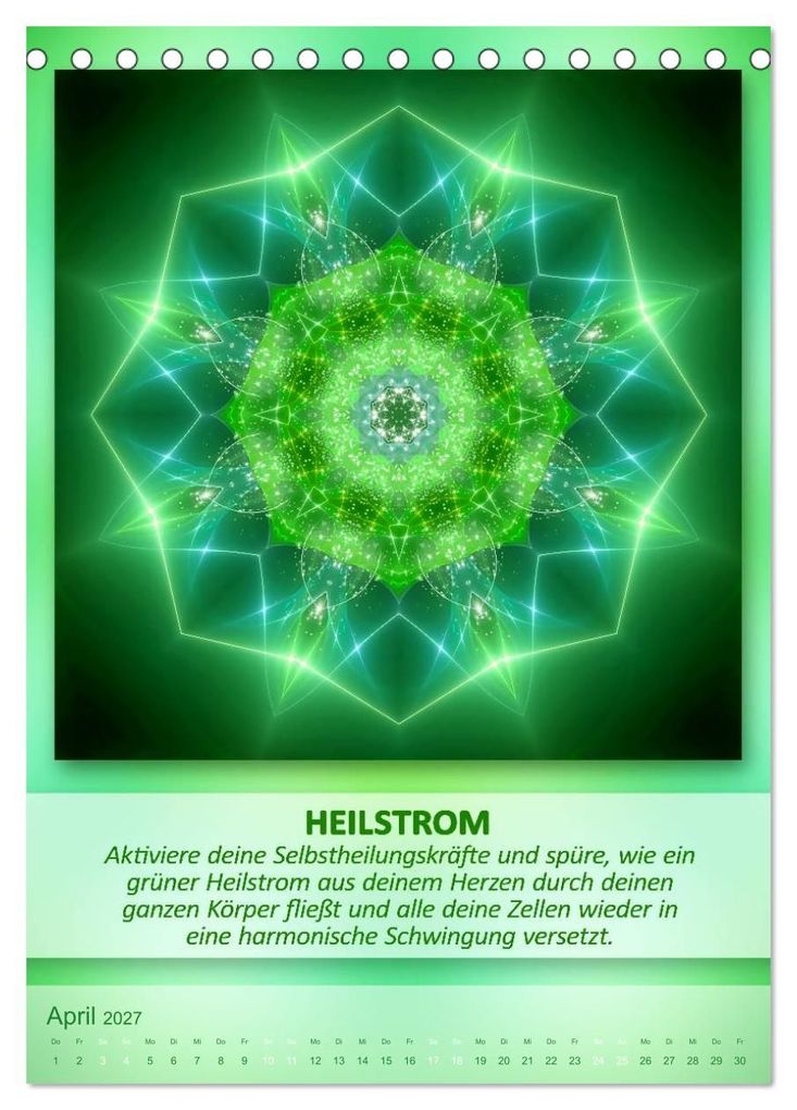 Weitere Ansicht: Light Energy Mandalas - Kalender - Vol. 1 (Tischkalender 2027 DIN A5 hoch), CALVENDO Monatskalender | Gaby Shayana Hoffmann, Calvendo