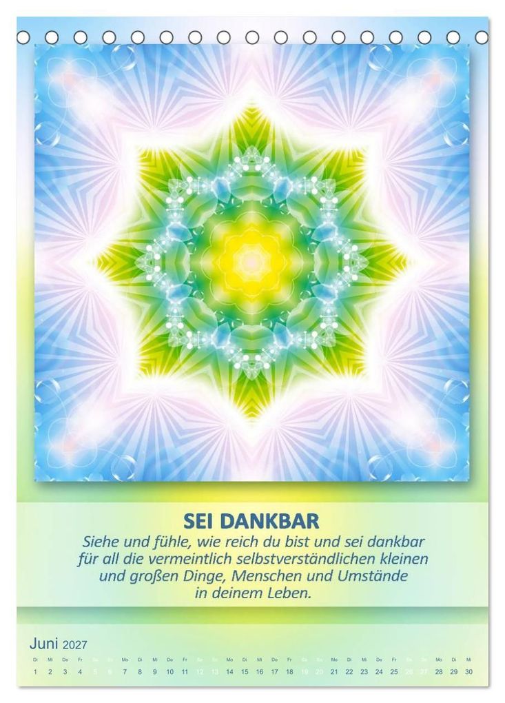 Weitere Ansicht: Light Energy Mandalas - Kalender - Vol. 1 (Tischkalender 2027 DIN A5 hoch), CALVENDO Monatskalender | Gaby Shayana Hoffmann, Calvendo