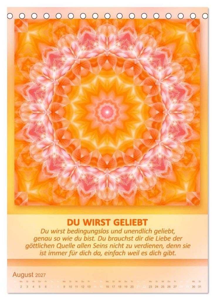 Weitere Ansicht: Light Energy Mandalas - Kalender - Vol. 1 (Tischkalender 2027 DIN A5 hoch), CALVENDO Monatskalender | Gaby Shayana Hoffmann, Calvendo