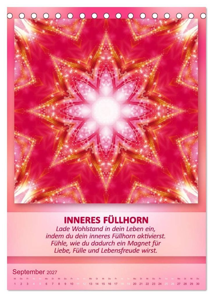 Weitere Ansicht: Light Energy Mandalas - Kalender - Vol. 1 (Tischkalender 2027 DIN A5 hoch), CALVENDO Monatskalender | Gaby Shayana Hoffmann, Calvendo