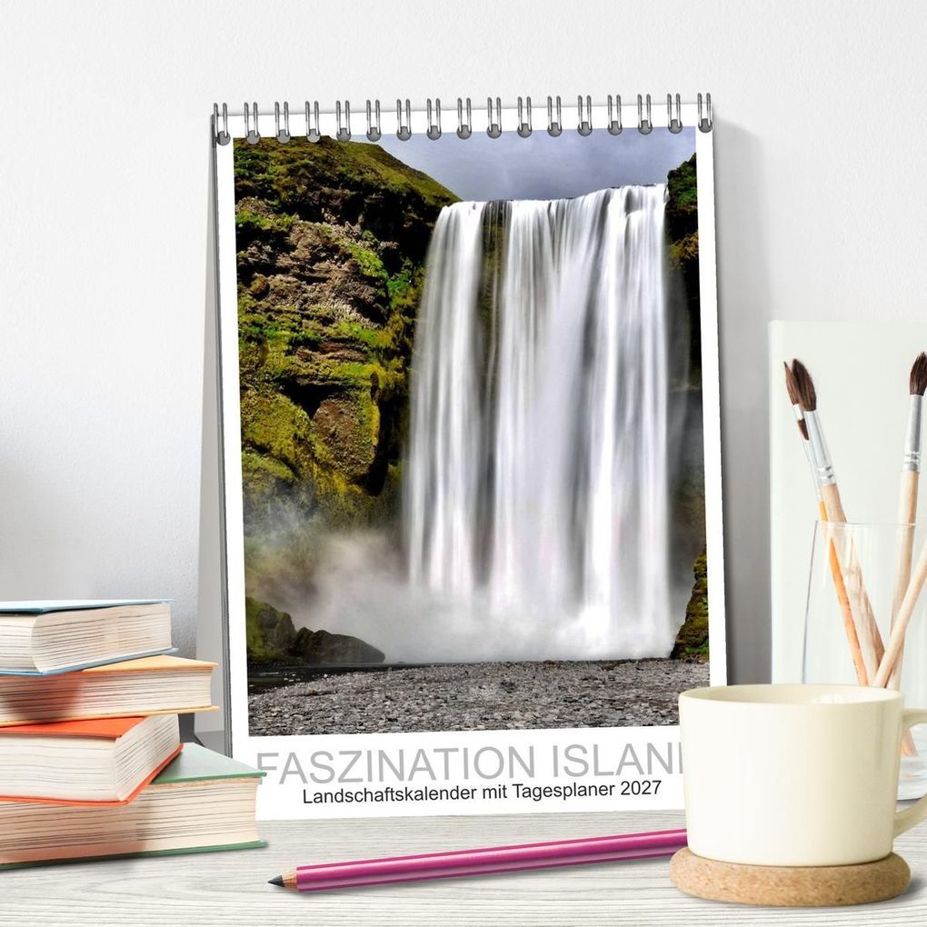 Weitere Ansicht: Faszination Island - Landschaftskalender mit Tagesplaner 2027 / Planer (Tischkalender 2027 DIN A5 hoch), CALVENDO Monatskalender | Dirk Vonten, Calvendo