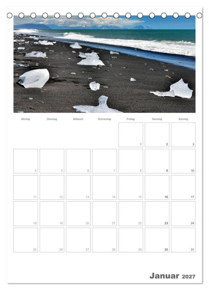 Weitere Ansicht: Faszination Island - Landschaftskalender mit Tagesplaner 2027 / Planer (Tischkalender 2027 DIN A5 hoch), CALVENDO Monatskalender | Dirk Vonten, Calvendo