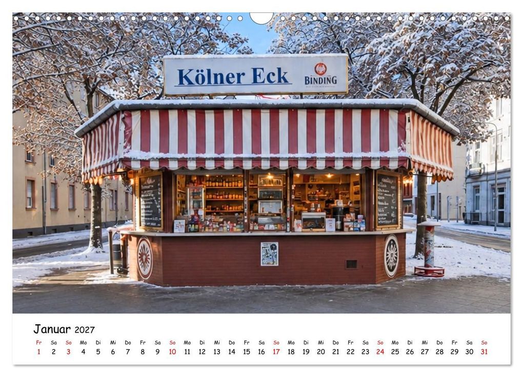 Weitere Ansicht: Frankfurter Kiosk Kultur (Wandkalender 2027 DIN A3 quer), CALVENDO Monatskalender | Petrus Bodenstaff, Calvendo