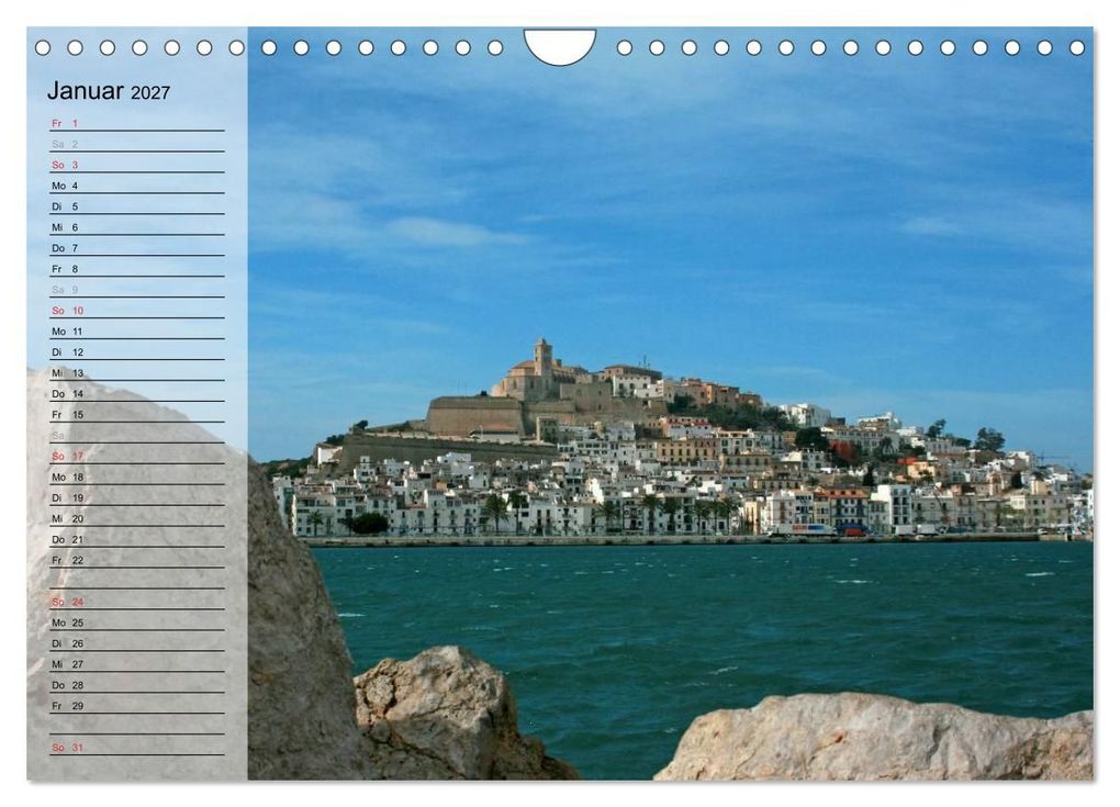 Weitere Ansicht: Zauberhaftes Ibiza - Terminplaner (Wandkalender 2027 DIN A4 quer), CALVENDO Monatskalender | Antje Lindert-Rottke, Calvendo