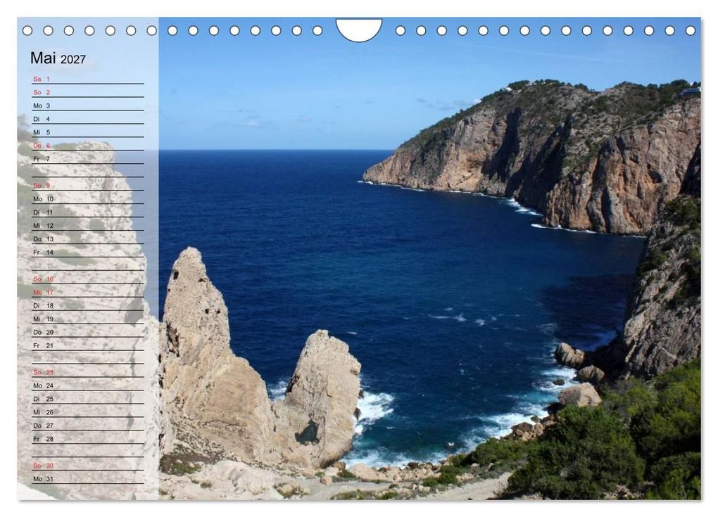 Weitere Ansicht: Zauberhaftes Ibiza - Terminplaner (Wandkalender 2027 DIN A4 quer), CALVENDO Monatskalender | Antje Lindert-Rottke, Calvendo