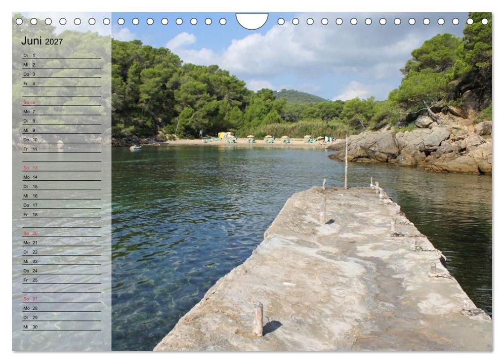 Weitere Ansicht: Zauberhaftes Ibiza - Terminplaner (Wandkalender 2027 DIN A4 quer), CALVENDO Monatskalender | Antje Lindert-Rottke, Calvendo