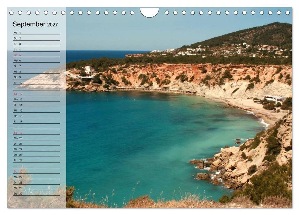Weitere Ansicht: Zauberhaftes Ibiza - Terminplaner (Wandkalender 2027 DIN A4 quer), CALVENDO Monatskalender | Antje Lindert-Rottke, Calvendo