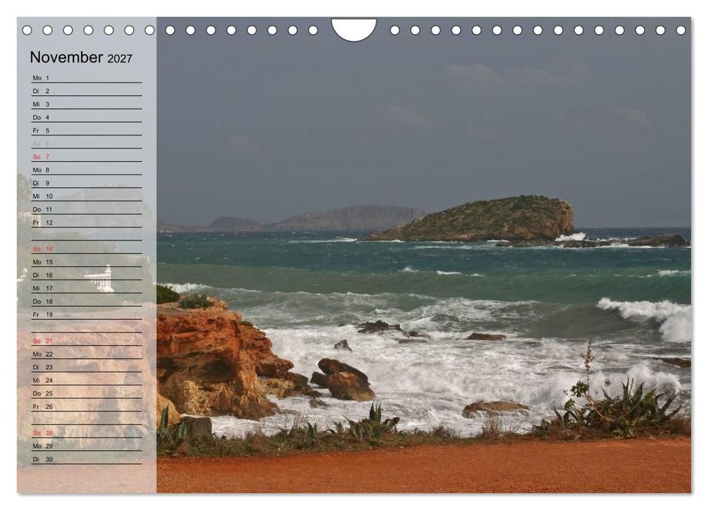 Weitere Ansicht: Zauberhaftes Ibiza - Terminplaner (Wandkalender 2027 DIN A4 quer), CALVENDO Monatskalender | Antje Lindert-Rottke, Calvendo