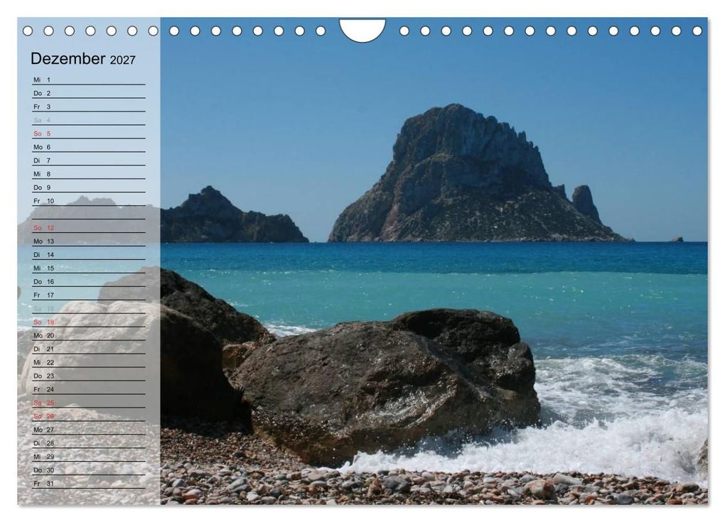 Weitere Ansicht: Zauberhaftes Ibiza - Terminplaner (Wandkalender 2027 DIN A4 quer), CALVENDO Monatskalender | Antje Lindert-Rottke, Calvendo