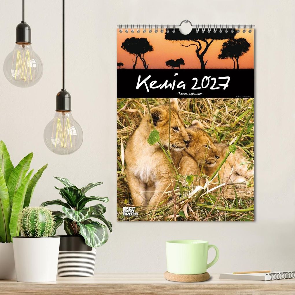 Weitere Ansicht: Kenia - Terminplaner (Wandkalender 2027 DIN A4 hoch), CALVENDO Monatskalender | Sabine Bieg, Calvendo