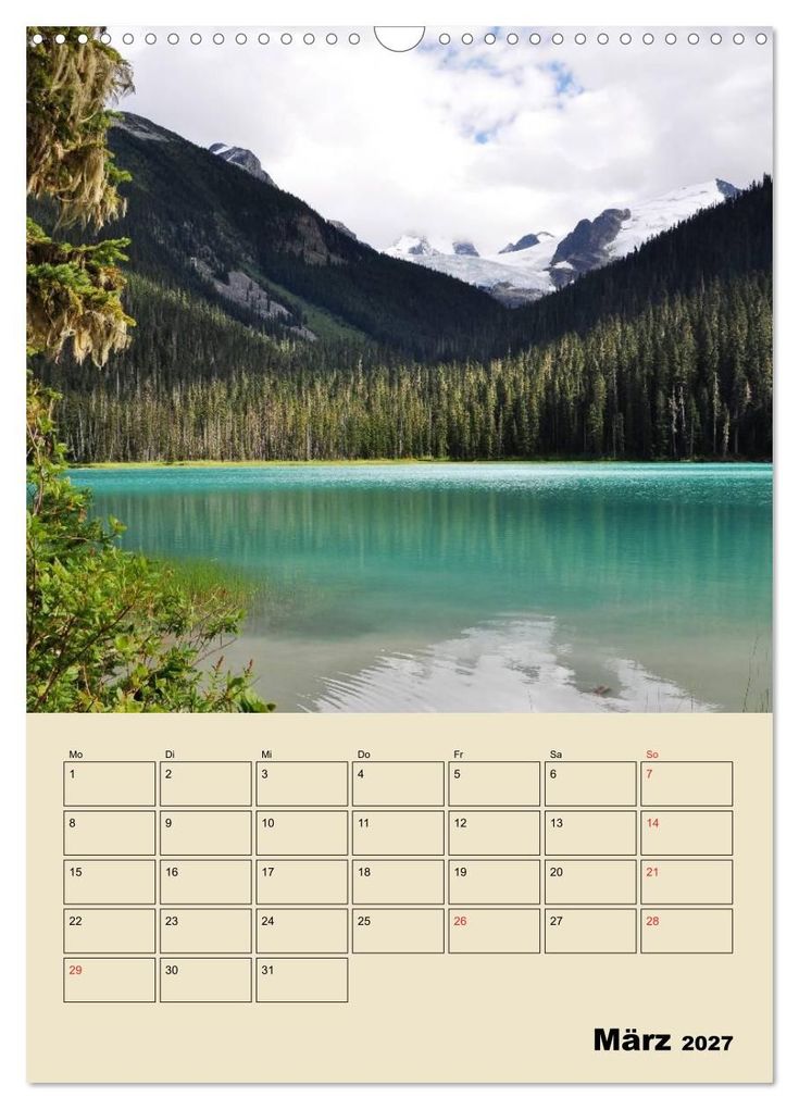Weitere Ansicht: Kanadas große Seen / Planer (Wandkalender 2027 DIN A3 hoch), CALVENDO Monatskalender | Roman Goldinger, Calvendo