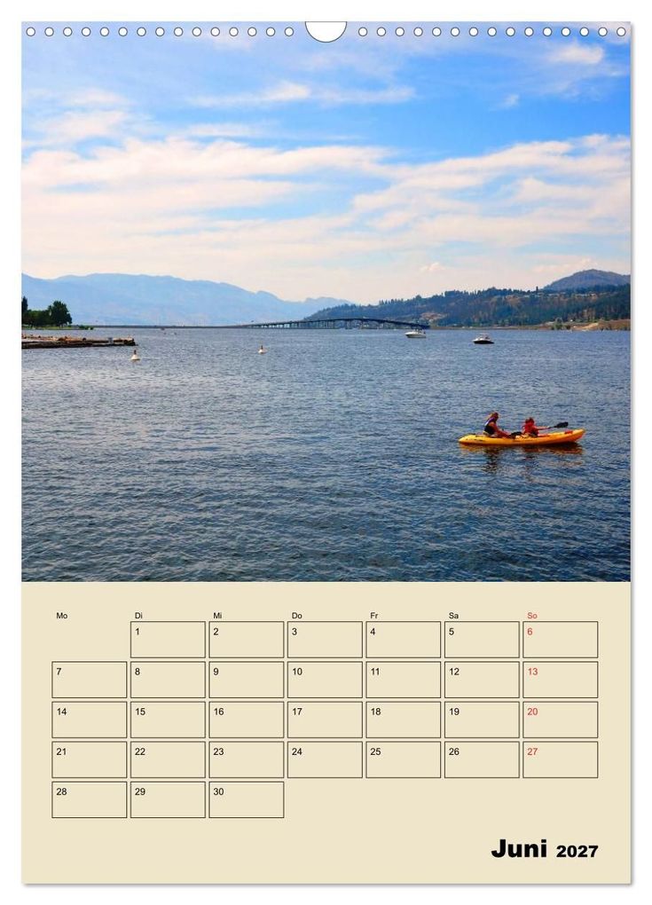 Weitere Ansicht: Kanadas große Seen / Planer (Wandkalender 2027 DIN A3 hoch), CALVENDO Monatskalender | Roman Goldinger, Calvendo