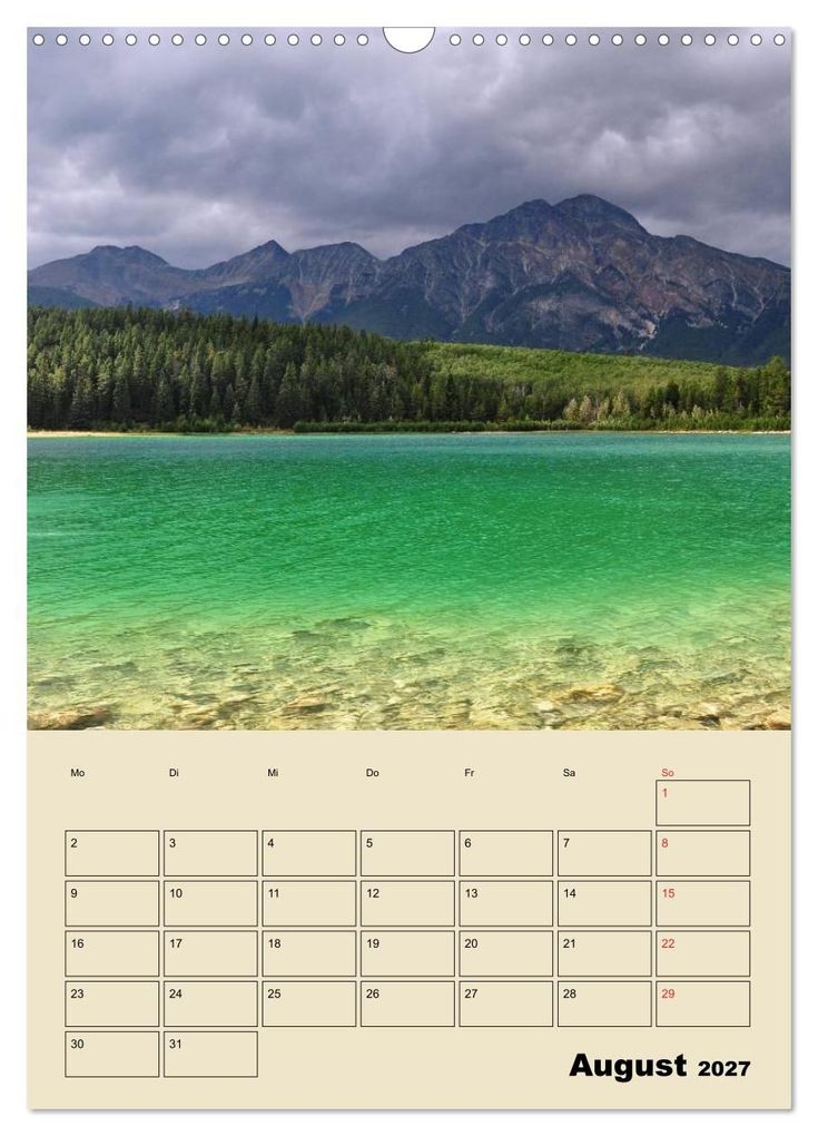 Weitere Ansicht: Kanadas große Seen / Planer (Wandkalender 2027 DIN A3 hoch), CALVENDO Monatskalender | Roman Goldinger, Calvendo