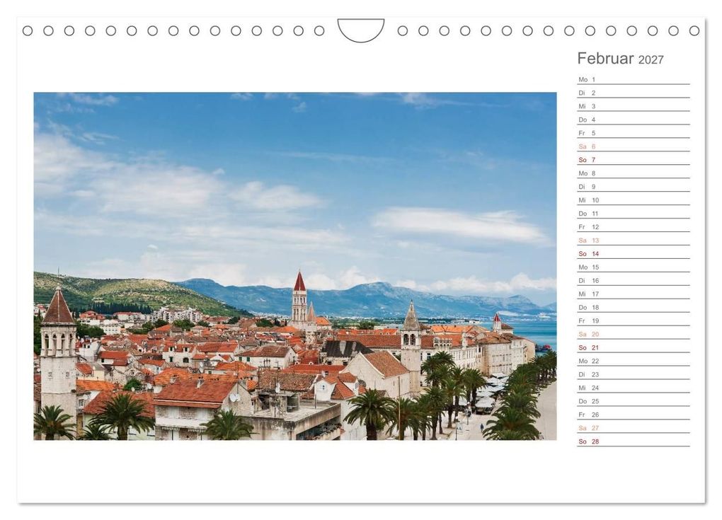Weitere Ansicht: Kroatien, Terminplaner (Wandkalender 2027 DIN A4 quer), CALVENDO Monatskalender | Gunter Kirsch, Calvendo
