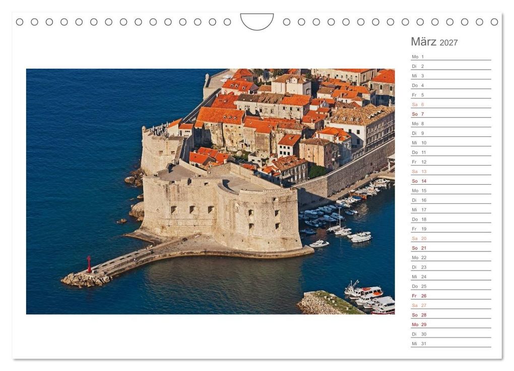 Weitere Ansicht: Kroatien, Terminplaner (Wandkalender 2027 DIN A4 quer), CALVENDO Monatskalender | Gunter Kirsch, Calvendo