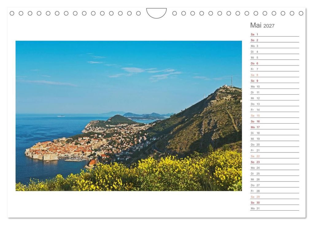 Weitere Ansicht: Kroatien, Terminplaner (Wandkalender 2027 DIN A4 quer), CALVENDO Monatskalender | Gunter Kirsch, Calvendo