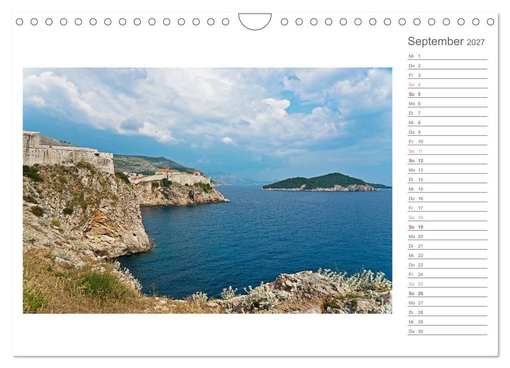 Weitere Ansicht: Kroatien, Terminplaner (Wandkalender 2027 DIN A4 quer), CALVENDO Monatskalender | Gunter Kirsch, Calvendo
