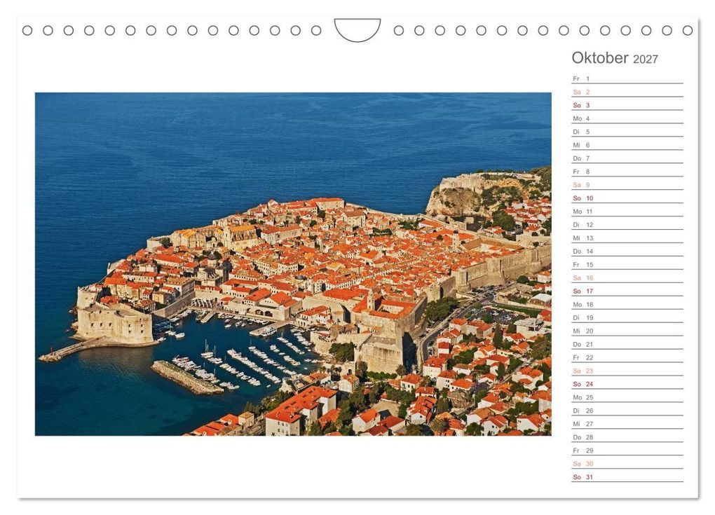 Weitere Ansicht: Kroatien, Terminplaner (Wandkalender 2027 DIN A4 quer), CALVENDO Monatskalender | Gunter Kirsch, Calvendo