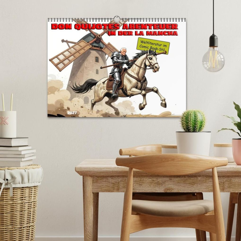 Weitere Ansicht: Don Quijotes Abenteuer in der La Mancha (Wandkalender 2027 DIN A3 quer), CALVENDO Monatskalender | Werner Braun, Calvendo