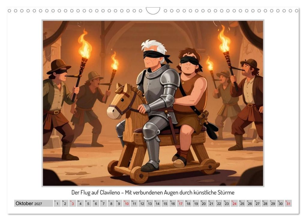 Weitere Ansicht: Don Quijotes Abenteuer in der La Mancha (Wandkalender 2027 DIN A3 quer), CALVENDO Monatskalender | Werner Braun, Calvendo