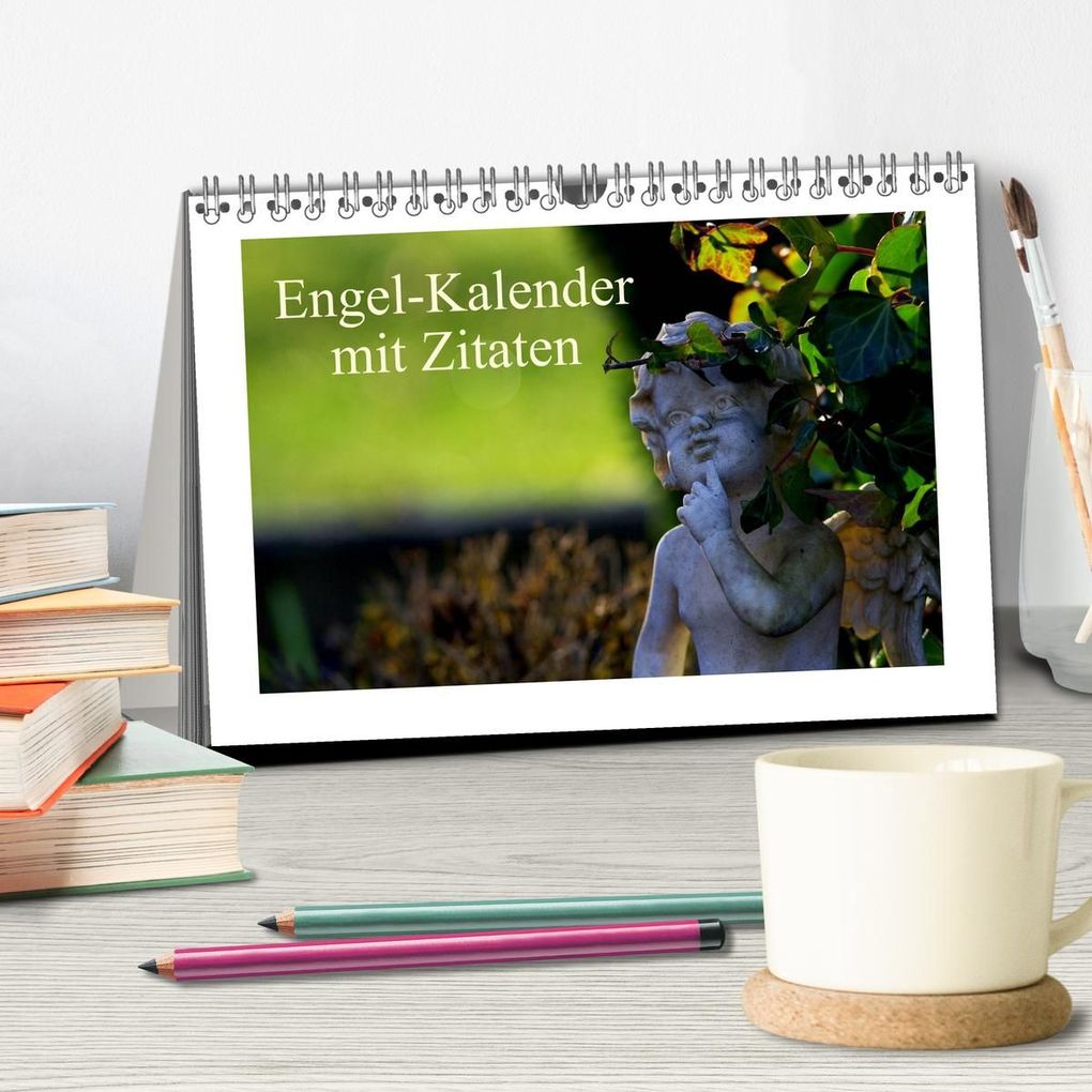 Weitere Ansicht: Engel-Kalender mit Zitaten (Tischkalender 2027 DIN A5 quer), CALVENDO Monatskalender | Tanja Riedel, Calvendo