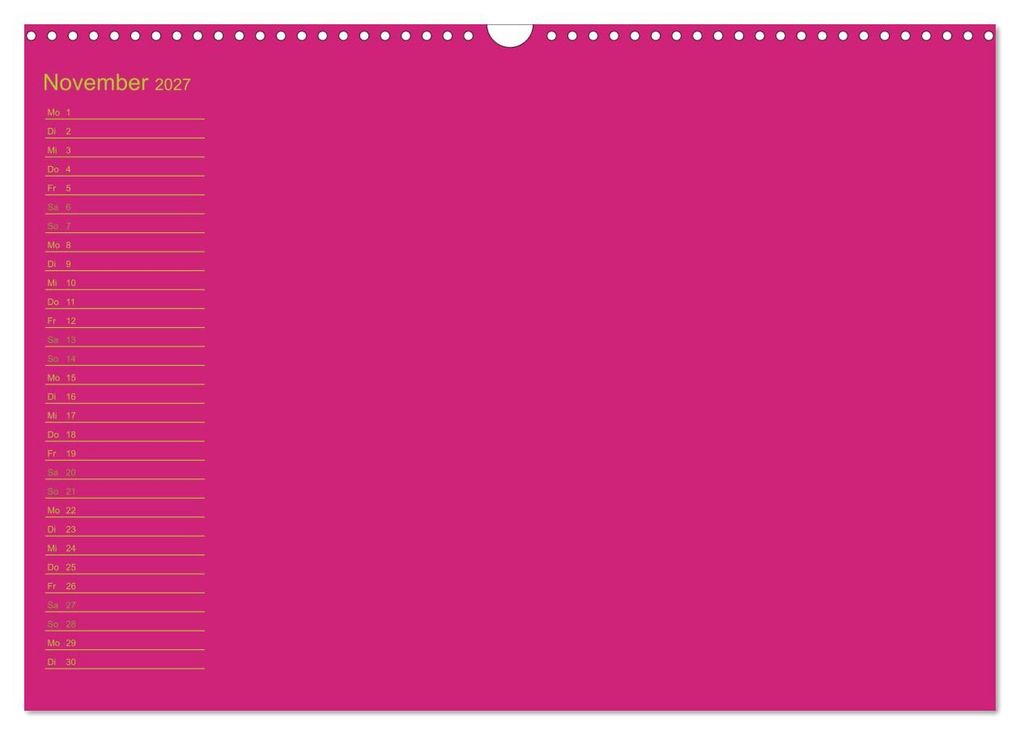 Weitere Ansicht: Bastel-Geburtstagskalender pink / Geburtstagskalender (Wandkalender 2027 DIN A3 quer), CALVENDO Monatskalender | Kreativ ist gut, Calvendo
