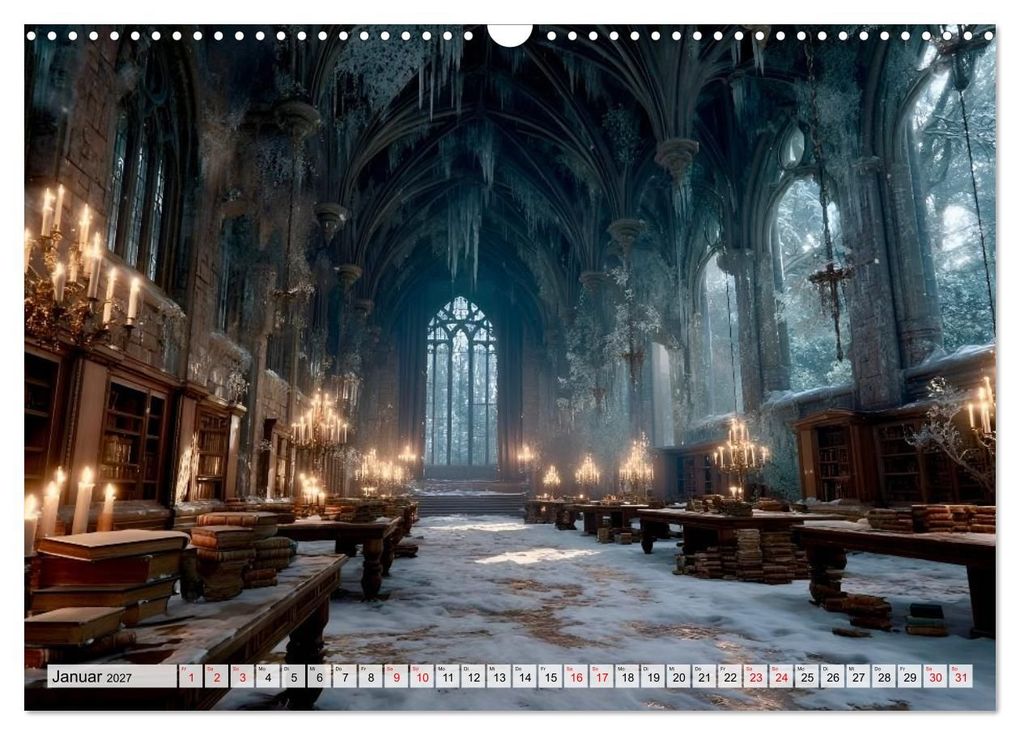 Weitere Ansicht: Geheime Bibliotheken der alten Welt (Wandkalender 2027 DIN A3 quer), CALVENDO Monatskalender | Melissa Blohm, Calvendo