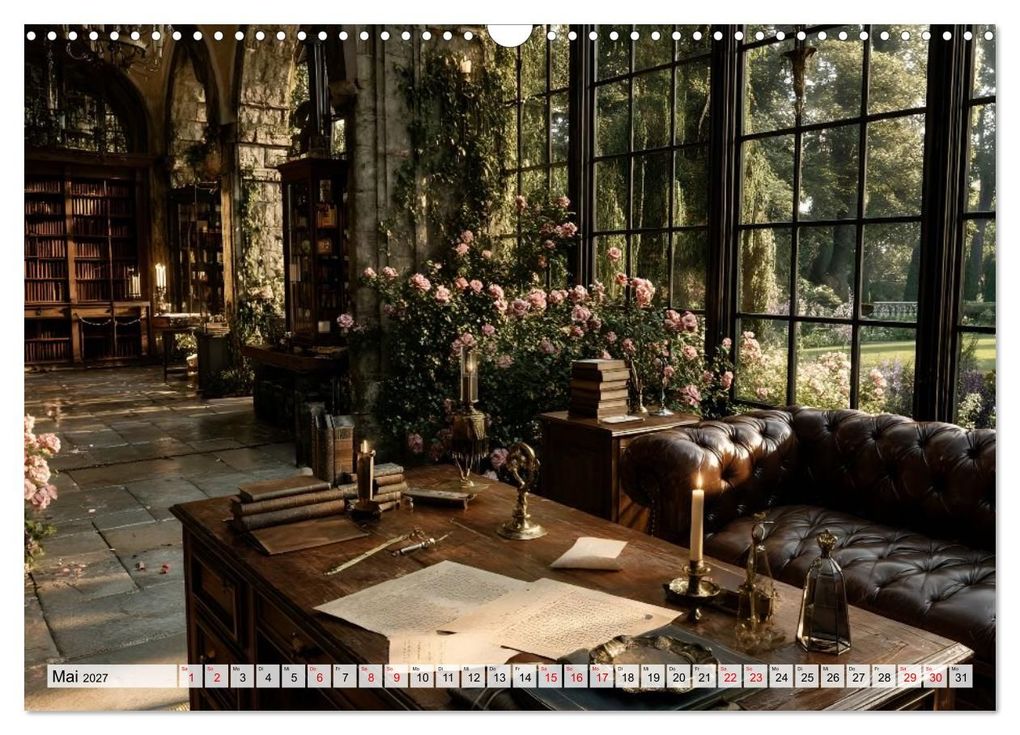 Weitere Ansicht: Geheime Bibliotheken der alten Welt (Wandkalender 2027 DIN A3 quer), CALVENDO Monatskalender | Melissa Blohm, Calvendo