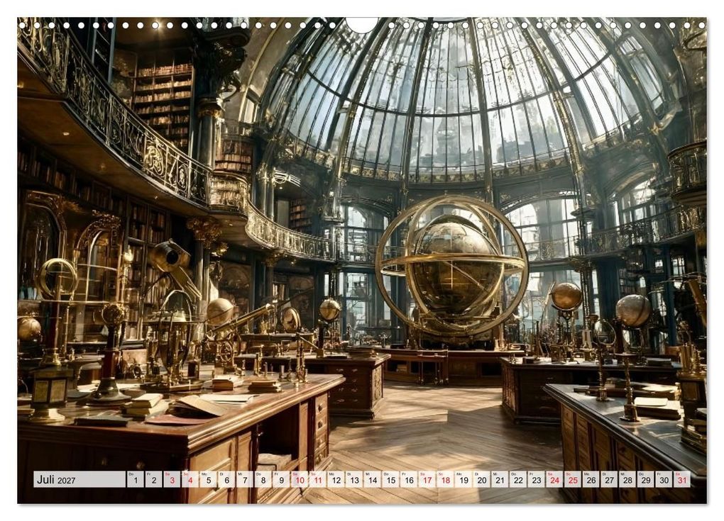 Weitere Ansicht: Geheime Bibliotheken der alten Welt (Wandkalender 2027 DIN A3 quer), CALVENDO Monatskalender | Melissa Blohm, Calvendo