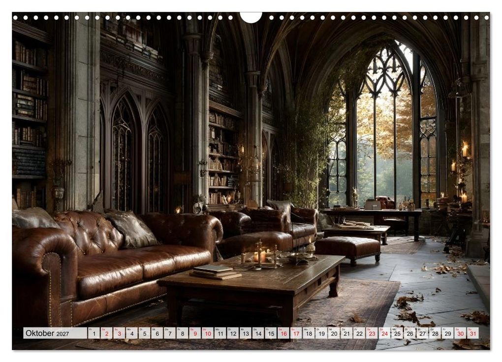 Weitere Ansicht: Geheime Bibliotheken der alten Welt (Wandkalender 2027 DIN A3 quer), CALVENDO Monatskalender | Melissa Blohm, Calvendo