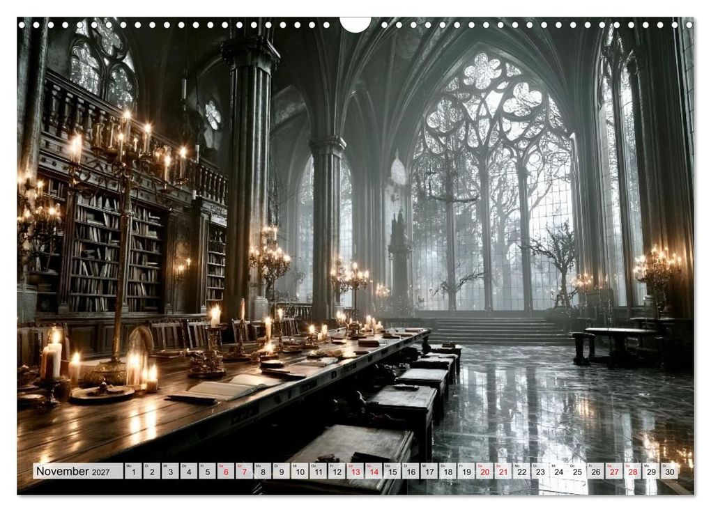 Weitere Ansicht: Geheime Bibliotheken der alten Welt (Wandkalender 2027 DIN A3 quer), CALVENDO Monatskalender | Melissa Blohm, Calvendo
