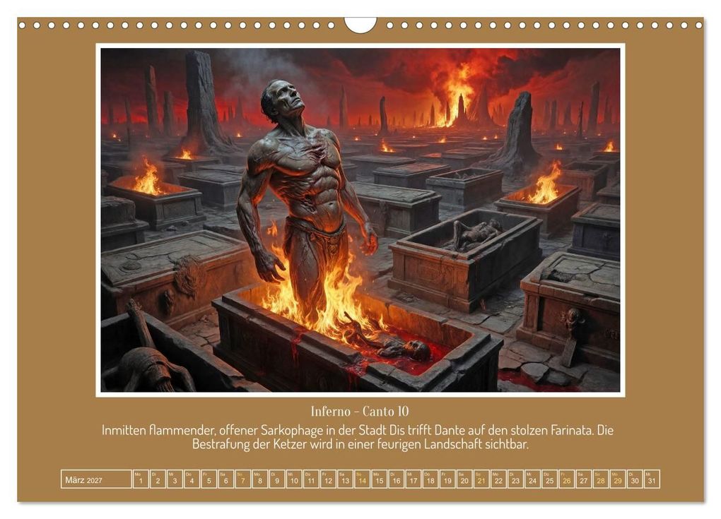 Weitere Ansicht: Surreale Sphären: Dantes Göttliche Komödie (Wandkalender 2027 DIN A3 quer), CALVENDO Monatskalender | Werner Braun, Calvendo
