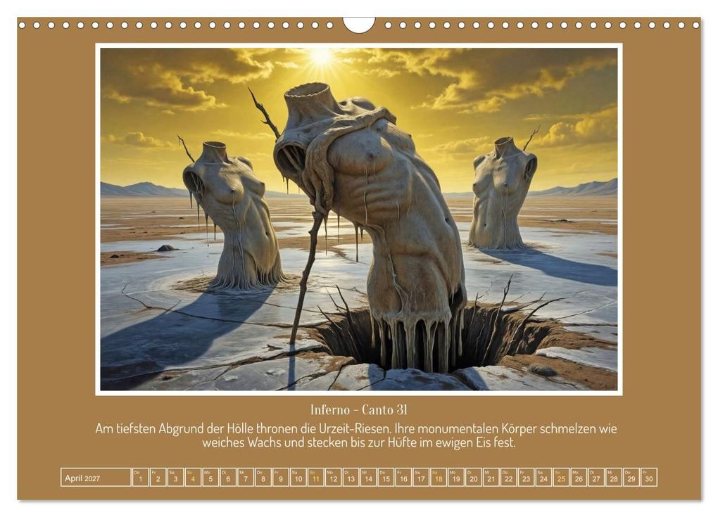 Weitere Ansicht: Surreale Sphären: Dantes Göttliche Komödie (Wandkalender 2027 DIN A3 quer), CALVENDO Monatskalender | Werner Braun, Calvendo